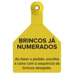 Irmãos Brant - Brinco Datamars G Amarelo Num