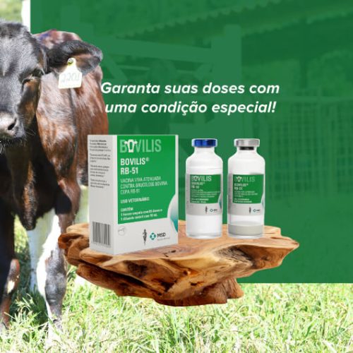 Irmãos Brant - Você já sabe que a brucelose, além de afetar seu rebanho e a saúde pública, ainda pode custar caro? Garanta Bovilis® RB-51 com um preço especial!